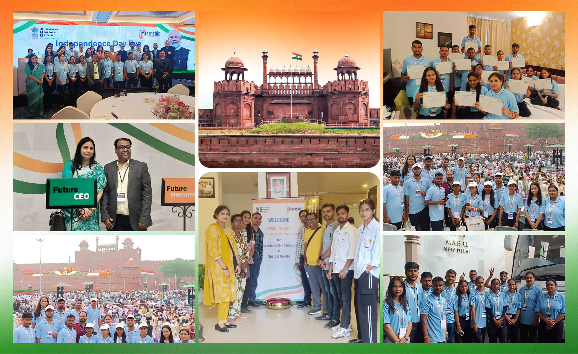 A Historic Independence Day Honour: HDFC Bank Interns at the Red Fort