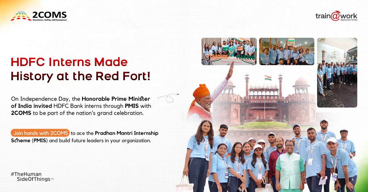A Historic Independence Day Honour: HDFC Bank Interns at the Red Fort